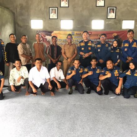 Cegah Kebakaran, DPKP Kabupaten Banjar Gelar Sosialisasi di Desa Takuti